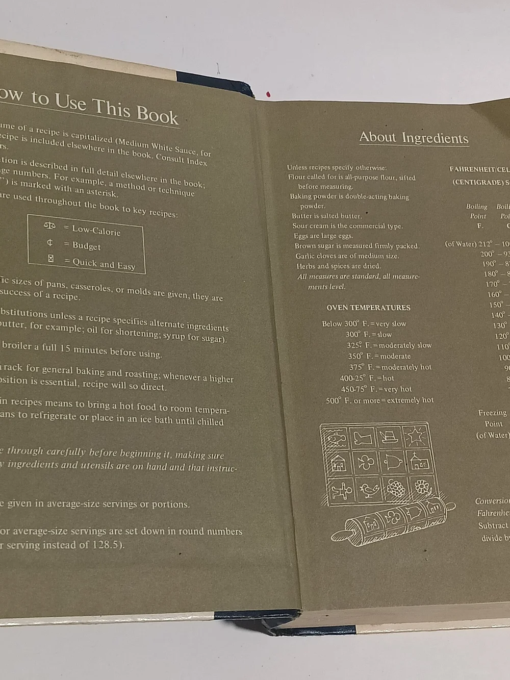 The Cookbook Volume 1 - Navy Blue Hardcover Journal Clean Good